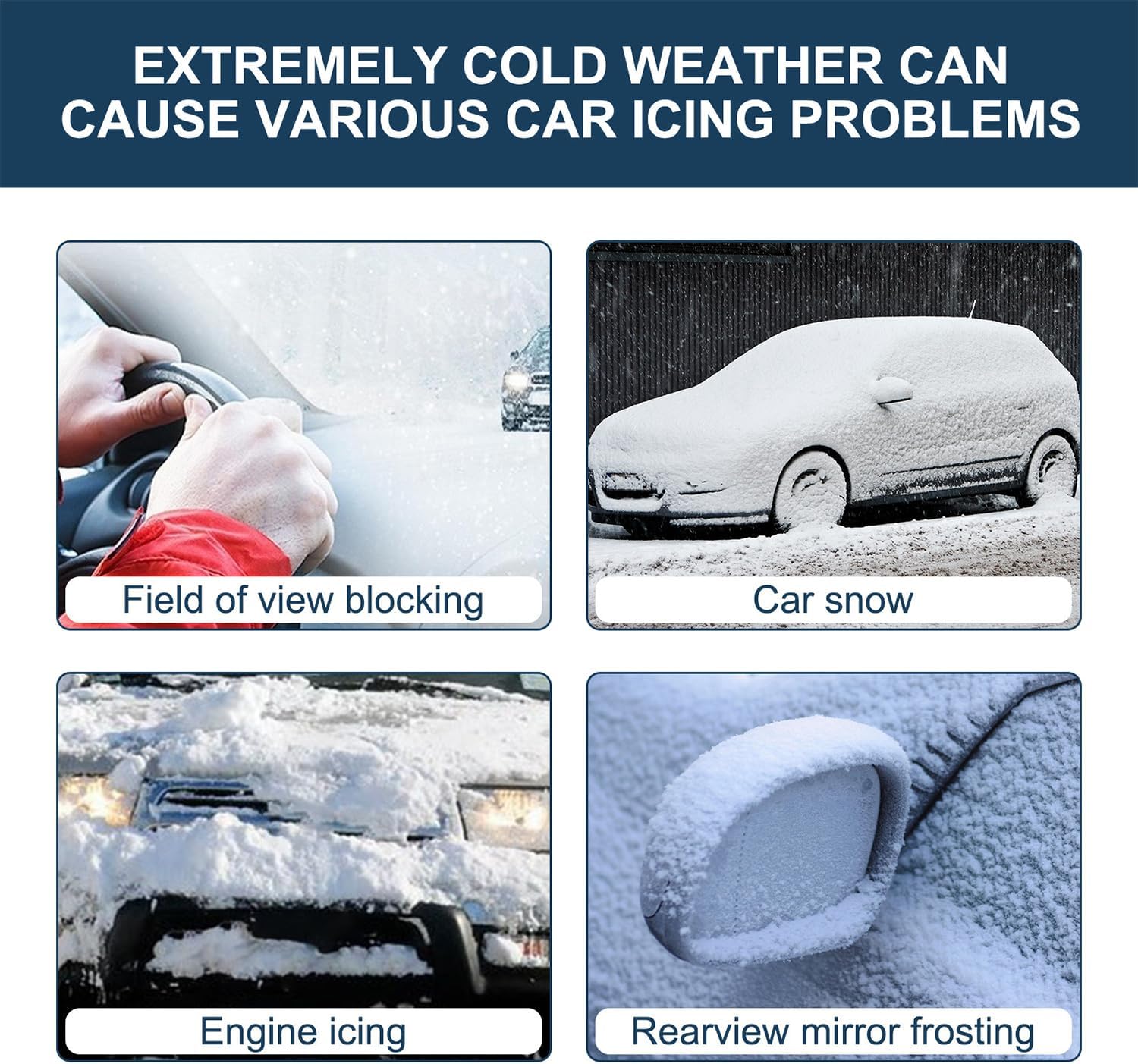 Electromagnetic Anti-Freezing Device ~ Enjoy a clear windshield every winter morning.