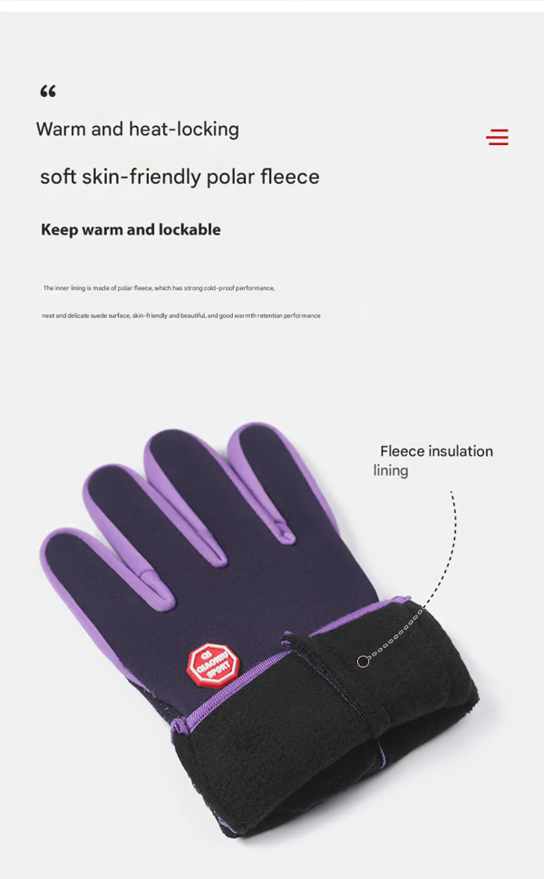 Thermal Winter Gloves ~ All-day warmth without the bulk.