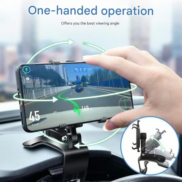 Multifunctional Car Dashboard Phone Holder ~ The Last Phone Mount You’ll Ever Need.